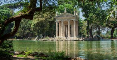 Asclepius ( Esculapio) Tapınağı Borghese Parkı - Enfes Manzara