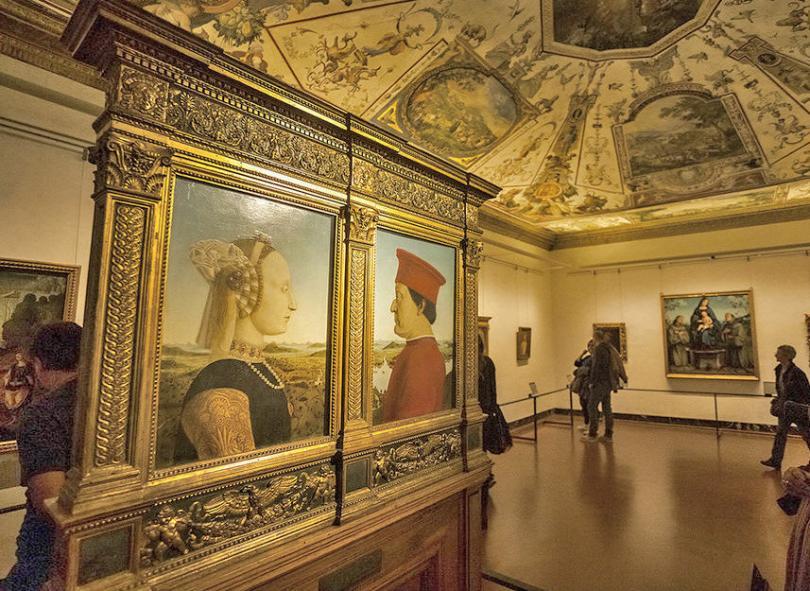 Urbino Dükü ve Düşesi - Uffizi Galerisi